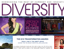 Tablet Screenshot of diversitymagazine.ca